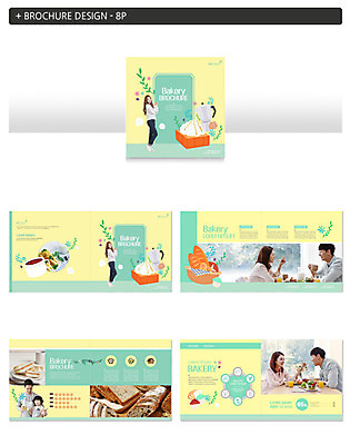 템플릿 여자 남자 ZIP 커피 어린이 빵 리플렛 팜플렛 여러명 20대 성인 노란색 제과제빵 빵집 한국인 브런치 제빵 허니브레드 인디자인 INDD 이미지템플릿 음료 음식 컬러 다수 디저트 사람 동양인 청년 상점 식사 파일형식