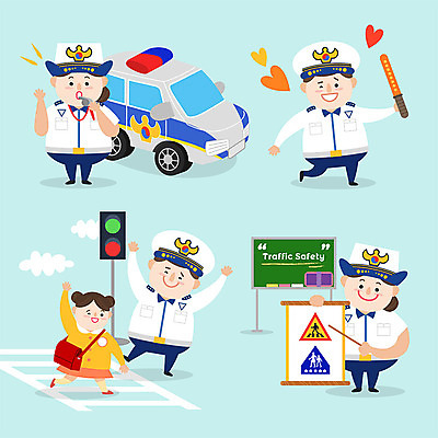 구름 캐릭터 여자 남자 어린이 일러스트 사람 여러명 성인 컬러풀 귀여움 칠판 하트 횡단보도 경찰 신호등 호루라기 교통안전 경찰복 안전교육 경찰차 경찰봉 교통경찰 스쿨존 경찰의날 일러캐릭터 AI파일 자연요소 모양 직업 교육 컬러 다수 컨셉 유니폼 자동차 안전 보행로 파일형식 벡터 법정기념일
