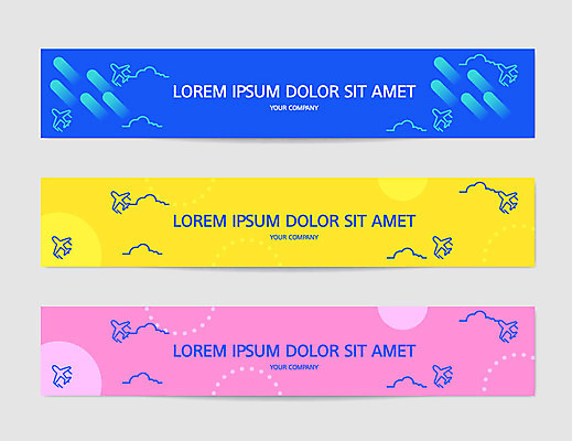 구름 배너 배너템플릿 가로배너 여행 백그라운드 비행기 프레임 사람없음 컬러풀 현수막 여행사 배너세트 AI파일 자연요소 템플릿 컬러 항공교통 대중교통 가로 세트 상점 파일형식 벡터