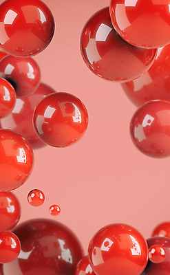 PSD 편집이미지 백그라운드 이벤트 사람없음 빨간색 3D소스 3D 여러개 원형 디지털합성 오브젝트 편집소스 편집3D 도형 컬러 다수 파일형식