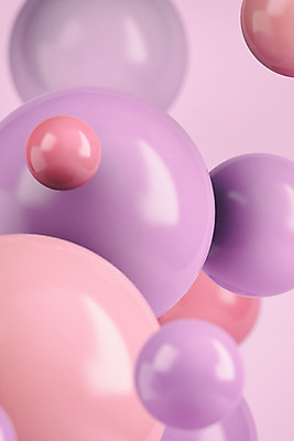 PSD 편집이미지 분홍색 백그라운드 이벤트 사람없음 3D소스 3D 여러개 원형 디지털합성 오브젝트 연보라색 편집소스 편집3D 도형 컬러 다수 보라색 파일형식