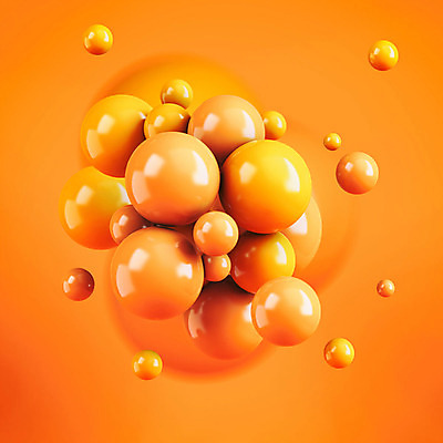 PSD 편집이미지 백그라운드 이벤트 사람없음 3D소스 3D 주황색 여러개 원형 디지털합성 오브젝트 편집소스 편집3D 도형 컬러 다수 파일형식