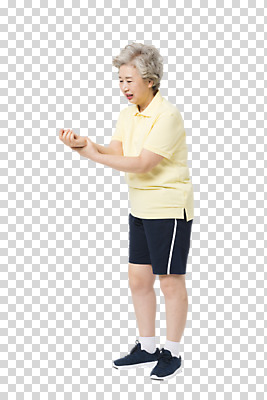 전신 편집이미지 여자 노년 건강 한명 서기 누끼 옆모습 운동복 운동 건강관리 고통 한국인 찡그림 60대 PNG 노인여자한명만 손목통증 편집소스 1 옷 감정 뷰포인트 모션 표정 관리 사람 동양인 성인 여자한명만 노인여자만 파일형식