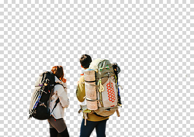편집이미지 커플 응시 여자 남자 여행 배낭 아웃도어 서기 누끼 상반신 20대 성인 두명 옆모습 뒷모습 기댐 한국인 배낭여행 PNG 성인만 편집소스 시선 뷰포인트 가방 관계 모션 사람 동양인 청년 파일형식
