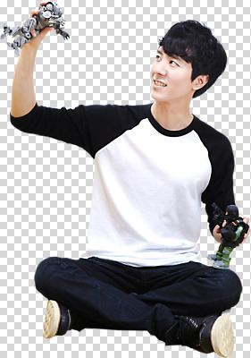 전신 편집이미지 라이프스타일 맨라이프 놀이 한명 들기 누끼 20대 성인 취미 앞모습 장난감 놀이용품 한국인 로봇 즐거움 PNG 키덜트 성인남자한명만 편집소스 1 남자 감정 뷰포인트 모션 사람 동양인 청년 생활 오브젝트 남자한명만 성인남자만 파일형식