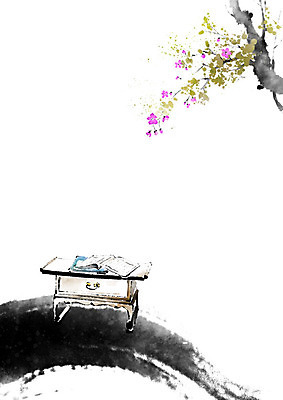 PSD 나무 전통 꽃 일러스트 캘리그라피 자연 붓터치 전통소품 흑백 풍경 사람없음 책 책상 번짐 고가구 국내일러스트 식물 가구 촬영기법 오브젝트 생태계 파일형식 효과