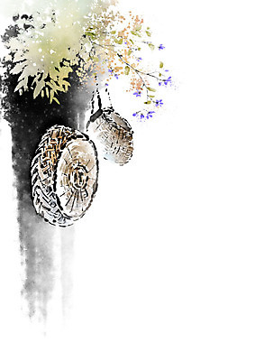 PSD 나무 전통 꽃 일러스트 캘리그라피 자연 붓터치 전통소품 흑백 풍경 사람없음 소쿠리 번짐 국내일러스트 식물 촬영기법 바구니 오브젝트 생태계 파일형식 효과