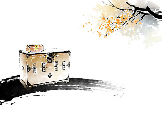 PSD 나무 전통 일러스트 캘리그라피 자연 붓터치 전통소품 흑백 풍경 사람없음 서랍장 번짐 고가구 국내일러스트 식물 가구 촬영기법 오브젝트 생태계 파일형식 효과