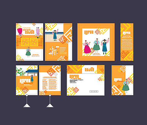 템플릿 한국전통 배너 배너템플릿 여자 남자 행복 신부 신랑 결혼 나뭇잎 사랑 이벤트 여러명 성인 세트 주황색 현수막 한복 전통혼례 엽서 초대장 성인만 소봉투 행사세트 행사템플릿 AI파일 전통 감정 컬러 다수 잎 편지봉투 카드_감사 한국 사람 전통의상 편지 전통의례 파일형식 벡터