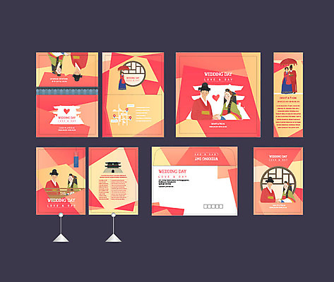 템플릿 한국전통 배너 배너템플릿 여자 남자 행복 신부 신랑 결혼 사랑 이벤트 여러명 성인 세트 컬러풀 현수막 한복 전통혼례 엽서 초대장 폐백 국제결혼 성인만 소봉투 행사세트 행사템플릿 AI파일 전통 감정 컬러 다수 편지봉투 카드_감사 한국 사람 전통의상 편지 전통의례 파일형식 벡터