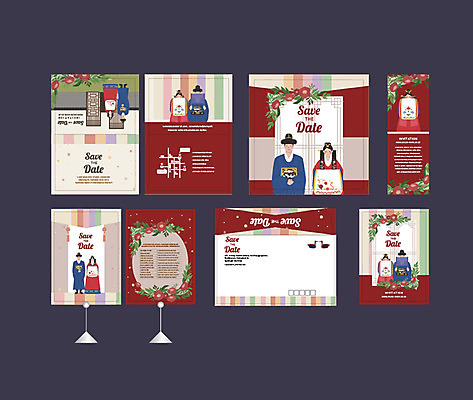 템플릿 한국전통 배너 배너템플릿 여자 남자 행복 신부 신랑 결혼 사랑 이벤트 여러명 성인 세트 현수막 한복 전통혼례 엽서 초대장 성인만 소봉투 행사세트 행사템플릿 AI파일 전통 감정 다수 편지봉투 카드_감사 한국 사람 전통의상 편지 전통의례 파일형식 벡터