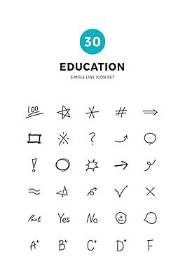 아이콘 손글씨 교육 화살표 별 말풍선 표시 미소 사람없음 세트 사각형 원형 느낌표 라인아이콘 체크표시 긍정 점수 당구장 백점 별표 부정 중요성 해시태그 스쿨팩 2D아이콘 AI파일 자연요소 도형 기호 컨셉 표정 확인 특수문자 파일형식 벡터