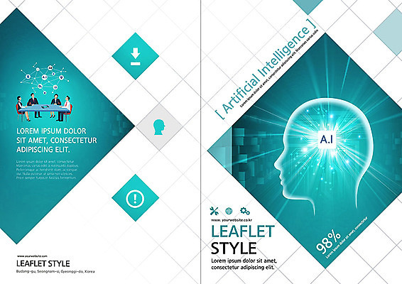 PSD 템플릿 표지디자인 북디자인 출판디자인 여자 표지 남자 북커버 기술 팜플렛 여러명 성인 비즈니스맨 비즈니스우먼 스마트 로봇 청록색 IT산업 성인만 4차산업 AI_인공지능 이미지템플릿 산업 컬러 다수 컨셉 비즈니스 정보기술 사람 직장인 파일형식
