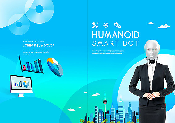 PSD 템플릿 표지디자인 북디자인 출판디자인 표지 북커버 그래프 기술 서기 정장 빌딩 팜플렛 상반신 사람없음 건물 앞모습 직장인 스마트 로봇 IT산업 4차산업 AI_인공지능 이미지템플릿 직업 건축물 옷 산업 뷰포인트 컨셉 모션 정보기술 파일형식
