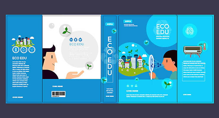 템플릿 교육 표지 남자 북커버 성인 두명 건물 책 파란색 새싹 자연보호 환경 그린캠페인 비눗방울 에어컨 에코 친환경 에듀 에듀케이션 스쿨팩 책날개 책등 표지샘플 그린슈머 이미지템플릿 AI파일 식물 건축물 캠페인 컬러 자연 사람 가전제품 보호 파일형식 벡터