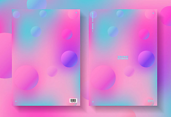 배너 포스터 분홍색 백그라운드 무늬 그래픽백그라운드 일러스트 프레임 사람없음 그래픽 컬러풀 원형 바코드 그라데이션 국내일러스트 AI파일 도형 컬러 파일형식 벡터