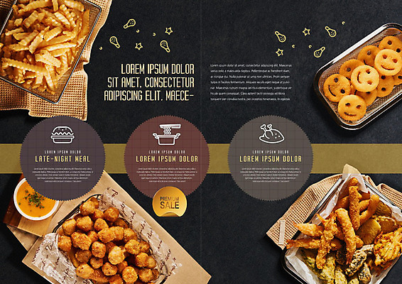 PSD 템플릿 표지디자인 북디자인 출판디자인 행복 내지 음식 리플렛 북커버 팜플렛 사람없음 생활 검은색 치킨 튀김 감자튀김 용기 소스 즐거움 야식 헝겊 이미지템플릿 그릇 감정 컬러 감자 양념 닭고기요리 파일형식 천_직물