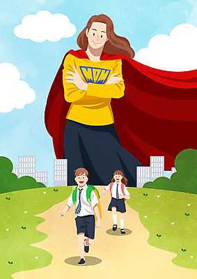 PSD 구름 학생 여자 남자 딸 교복 길 아들 가방 일러스트 하늘 엄마 사람 성인 건물 세명 새싹 자녀 바쁨 열정 슈퍼맘 워킹맘 국내일러스트 자연요소 식물 건축물 잡화 옷 감정 가족 비즈니스우먼 주부 파일형식