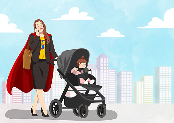 PSD 구름 여자 딸 가방 일러스트 하늘 모녀 엄마 사람 빌딩 성인 두명 건물 스마트폰 자녀 아기 바쁨 열정 유모차 통화 슈퍼맘 워킹맘 여자만 국내일러스트 자연요소 건축물 잡화 감정 가족 모션 핸드폰 스마트기기 아기용품 비즈니스우먼 주부 파일형식
