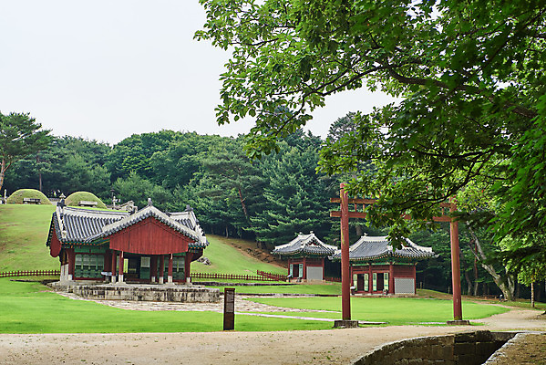 포토 JPG 주간 한국전통 여행 유적지 풍경 사람없음 야외 여름 관광지 세계문화유산 문화재 역사 한국사 조선시대 비각 영릉 조선왕릉 홍살문 파주 능침 파주삼릉 효순소황후 효장세자 국내포토 자연요소 전통 계절 고건축 한국 전통문 경기도 왕릉 파일형식 왕후 추존왕