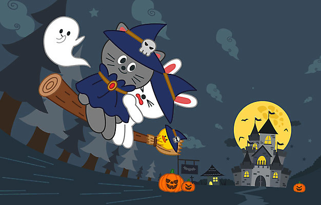 나무 구름 캐릭터 별 일러스트 호박 사람없음 귀여움 고양이 할로윈 달 토끼 성 유령 숲 마녀 박쥐 마녀복장 마법빗자루 미라 잭오랜턴 국내일러스트 일러캐릭터 AI파일 자연요소 식물 건축물 컨셉 채소 포유류 반려동물 빗자루 이벤트의상 파일형식 벡터