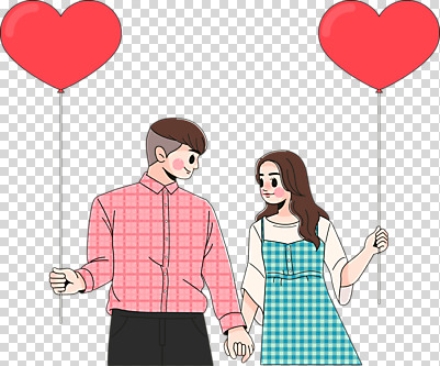 편집 편집이미지 커플 여자 남자 행복 사랑 미소 누끼 이벤트 성인 두명 손잡기 다정 하트 하트풍선 설레임 PNG 성인만 편집소스 모양 감정 컨셉 관계 모션 표정 사람 풍선 파일형식