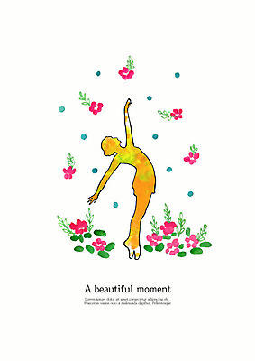 PSD 실루엣 일러스트 모션 수채화 한명 사람없음 댄서 춤 발레 즐거움 발레리나 열정 발레동작 국내일러스트 직업 1 감정 포즈 문화예술 촬영기법 사람 파일형식