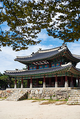 포토 JPG 주간 나무 구름 한국전통 하늘 기와 풍경 사람없음 야외 세계문화유산 문화재 가을 남한산성 수어장대 국내포토 자연요소 식물 전통 계절 한국 궁전 경기도 파일형식