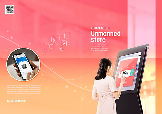 PSD 템플릿 표지디자인 북디자인 출판디자인 여자 표지 리플렛 분홍색 북커버 스마트라이프 한명 사람 팜플렛 30대 스마트폰 터치 한국인 스마트 쿠폰 QR코드 무인기계 셀프 키오스크 터치스크린 성인여자한명만 4차산업 스마트페이 무인매장 이미지템플릿 1 라이프스타일 산업 컬러 컨셉 동양인 장년 핸드폰 스마트기기 상점 결제 여자한명만 성인여자만 파일형식