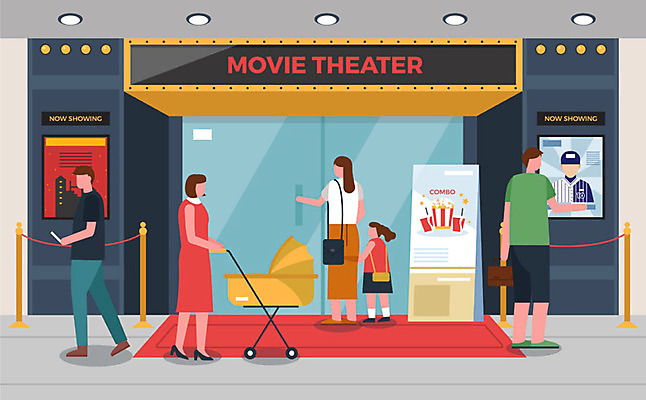 여자 남자 어린이 일러스트 출입구 사람 팜플렛 여러명 성인 영화관 영화 유모차 레드카펫 무비데이 영화감상 영화포스터 유리문 국내일러스트 AI파일 포스터 다수 데이이벤트 문화예술 문 감상 아기용품 극장 파일형식 벡터