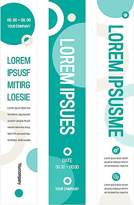 배너 배너템플릿 세로배너 백그라운드 프레임 사람없음 현수막 원형 민트색 배너세트 AI파일 도형 템플릿 컬러 세로 세트 파일형식 벡터