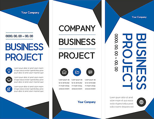 도형 배너 배너템플릿 세로배너 백그라운드 프레임 사람없음 파란색 현수막 삼각형 배너세트 엑스배너 AI파일 템플릿 컬러 세로 세트 파일형식 벡터