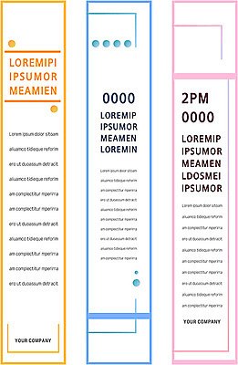배너 배너템플릿 세로배너 선 백그라운드 프레임 사람없음 컬러풀 현수막 원형 배너세트 AI파일 도형 템플릿 컬러 세로 세트 파일형식 벡터