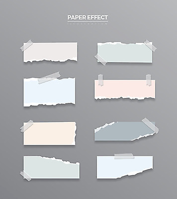 종이 일러스트 사람없음 컬러풀 여러개 메모지 테이프 찢어짐 이펙트그래픽 종이효과 국내일러스트 AI파일 컬러 다수 그래픽백그라운드 모션 문구용품 사무용품 파일형식 벡터 효과