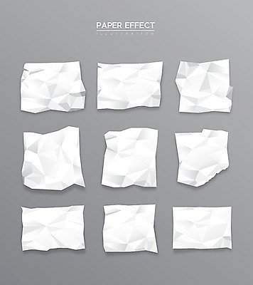 종이 일러스트 사람없음 여러개 구김 이펙트그래픽 종이효과 국내일러스트 AI파일 다수 그래픽백그라운드 모션 파일형식 벡터 효과
