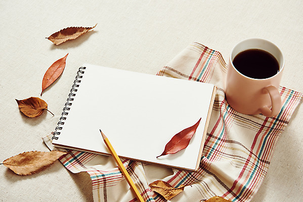 포토 JPG 스튜디오촬영 커피 단풍 낙엽 실내 사람없음 연필 공책 가을 천 오브젝트 감성 국내포토 계절 음료 컨셉 잎 문구용품 학용품 내부 필기구 직물 파일형식