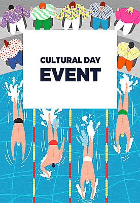여자 남자 수영복 문화 일러스트 문화예술 프레임 수영장 사람 이벤트 여러명 컬러풀 수영 즐거움 수영선수 수영모 문화의날 국내일러스트 AI파일 옷 감정 컬러 다수 운동선수 수상스포츠 수영용품 파일형식 벡터 법정기념일