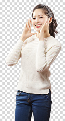 편집이미지 응시 여자 한명 서기 미소 누끼 사람 손짓 상반신 20대 성인 앞모습 외침 한국인 여대생 PNG 의료성형뷰티 성인여자한명만 편집소스 1 시선 대학생 뷰포인트 모션 표정 동양인 청년 소리 여자한명만 성인여자만 파일형식