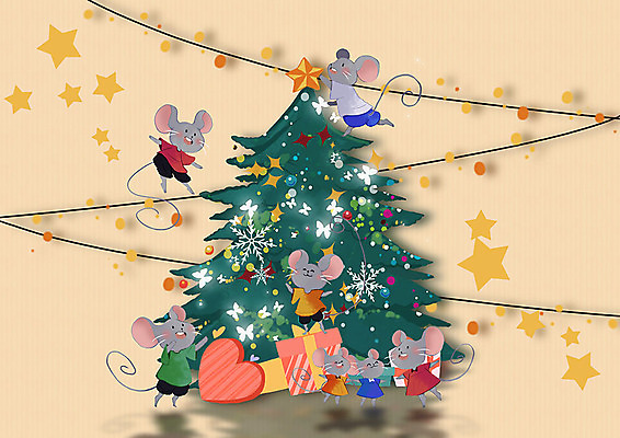 PSD 행복 별 크리스마스장식 크리스마스 겨울 여러마리 일러스트 자연 조명 선물 풍경 사람없음 반짝임 컬러풀 크리스마스트리 쥐띠 쥐 하트상자 눈꽃무늬 조명장식 나비장식 경자년 국내일러스트 자연요소 계절 기념일 감정 컬러 다수 무늬 모션 눈꽃 장식 상자 십이지신 설치류 생태계 파일형식 2020년