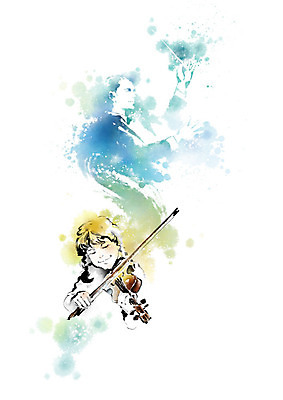 PSD 직업 여자 교육 어린이 악기 생각 일러스트 캘리그라피 상상 붓터치 사람 성인 두명 컬러풀 희망 꿈 바이올린 번짐 장래희망 지휘봉 지휘자 바이올리니스트 오케스트라 에듀 에듀케이션 스쿨팩 국내일러스트 감정 음악 컬러 현악기 연주자 음악가 악단 파일형식 효과