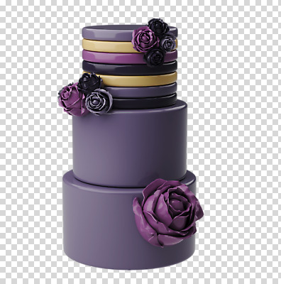 편집 편집이미지 꽃 기념 누끼 이벤트 사람없음 장식 컬러풀 한개 장미 3D소스 3D 세일 케이크 보라색 축하 달콤 디지털합성 오브젝트 파티용품 PNG 3단케이크 편집소스 식물 1 컬러 컨셉 디저트 파티 맛 이벤트용품 파일형식
