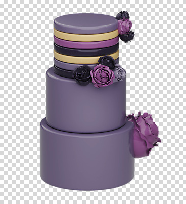 편집 편집이미지 꽃 기념 누끼 이벤트 사람없음 장식 컬러풀 한개 장미 3D소스 3D 세일 케이크 보라색 축하 달콤 디지털합성 오브젝트 파티용품 PNG 3단케이크 편집소스 식물 1 컬러 컨셉 디저트 파티 맛 이벤트용품 파일형식