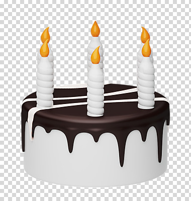 편집 편집이미지 촛불 기념 누끼 이벤트 사람없음 한개 3D소스 3D 세일 케이크 초콜릿 흰색 축하 달콤 디지털합성 오브젝트 파티용품 PNG 편집소스 1 컬러 컨셉 초 디저트 파티 맛 이벤트용품 파일형식