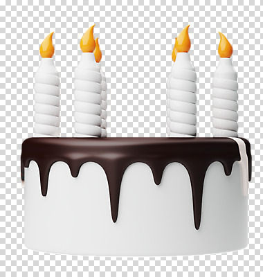 편집 편집이미지 촛불 기념 누끼 이벤트 사람없음 한개 3D소스 3D 세일 케이크 초콜릿 흰색 축하 달콤 디지털합성 오브젝트 파티용품 PNG 편집소스 1 컬러 컨셉 초 디저트 파티 맛 이벤트용품 파일형식