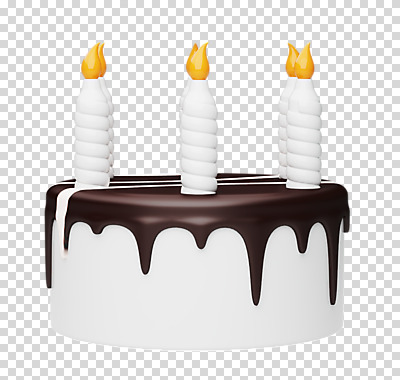 편집 편집이미지 촛불 기념 누끼 이벤트 사람없음 한개 3D소스 3D 세일 케이크 초콜릿 흰색 축하 달콤 디지털합성 오브젝트 파티용품 PNG 편집소스 1 컬러 컨셉 초 디저트 파티 맛 이벤트용품 파일형식
