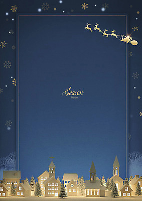 PSD 편집 편집이미지 사계절 크리스마스 겨울 조명 프레임 따뜻함 타이포그라피 사람없음 파란색 산타클로스 마을 눈 편지지 이미지편집 자연요소 문자 계절 기념일 컬러 날씨 편지 파일형식