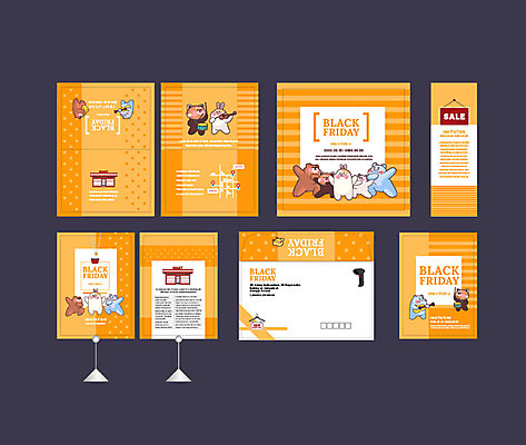 템플릿 배너템플릿 동물캐릭터 여러마리 곰 이벤트 사람없음 쇼핑 세트 세일 주황색 현수막 토끼 전단 엽서 초대장 하마 약도 레서판다 반려 블랙프라이데이 소봉투 행사템플릿 AI파일 동물 캐릭터 배너 컬러 다수 지도 포유류 데이이벤트 편지봉투 카드_감사 반려동물 편지 홍보물 파일형식 벡터