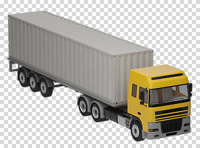 편집 편집이미지 한대 누끼 사람없음 한개 3D소스 3D 컨테이너 입체 디지털합성 오브젝트 특수차량 트레일러 PNG 공사차량 목업 편집소스 1 산업 자동차 파일형식