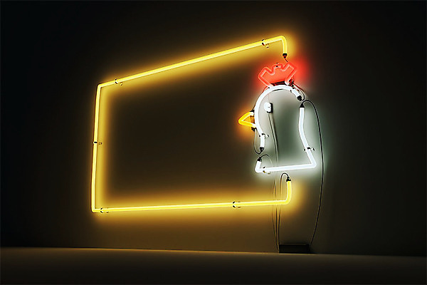 PSD 편집 편집이미지 말풍선 검은배경 사각프레임 프레임 사람없음 빛 반짝임 노란색 3D 치킨 닭 디지털합성 네온 야식 닭집 카피스페이스 네온아트 편집소스 이미지편집 편집3D 컬러 백그라운드 모션 조류 사각형 검은색 공백 닭고기요리 파일형식