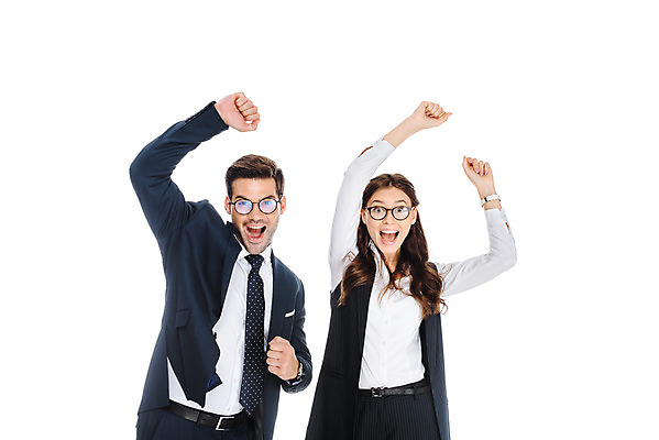 포토 JPG 스튜디오촬영 서양인 외국인 여자 남자 안경 비즈니스 응원 협력 실내 서기 미소 누끼 사람 정장 상반신 성인 두명 앞모습 손들기 파이팅 경쟁 비즈니스맨 비즈니스우먼 동료 즐거움 흰배경 우크라이나 성인만 국내포토 잡화 옷 감정 유럽 뷰포인트 백그라운드 컨셉 관계 모션 표정 인종 내부 흰색 직장인 파일형식